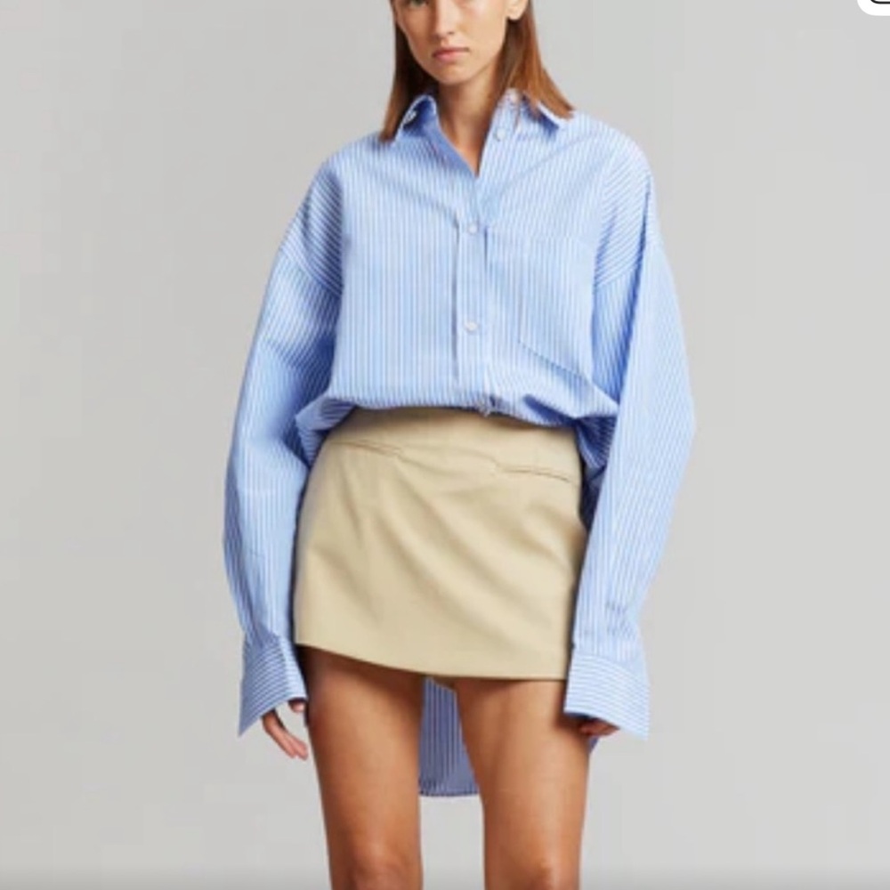 The Frankie Shop Beige Mini Skirt